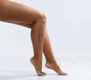 Smooth legs from laser hair removal treatment